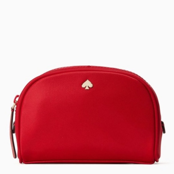 kate spade Bags Kate Spade Jae Small Dome Cosmetic Case Red Poshmark